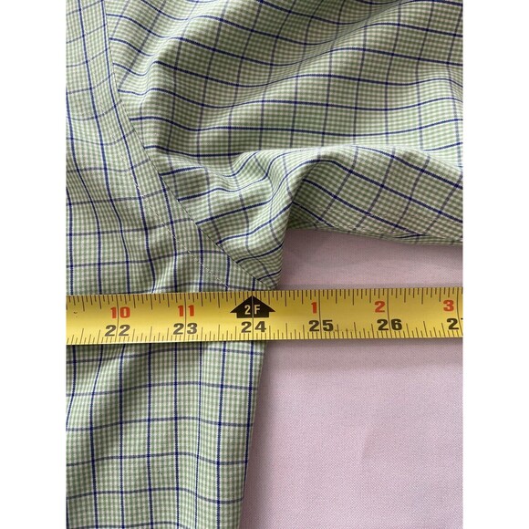 Brooks Brothers Men’s Button Down Green Plaid Shirt. Size Medium. - Picture 4 of 6